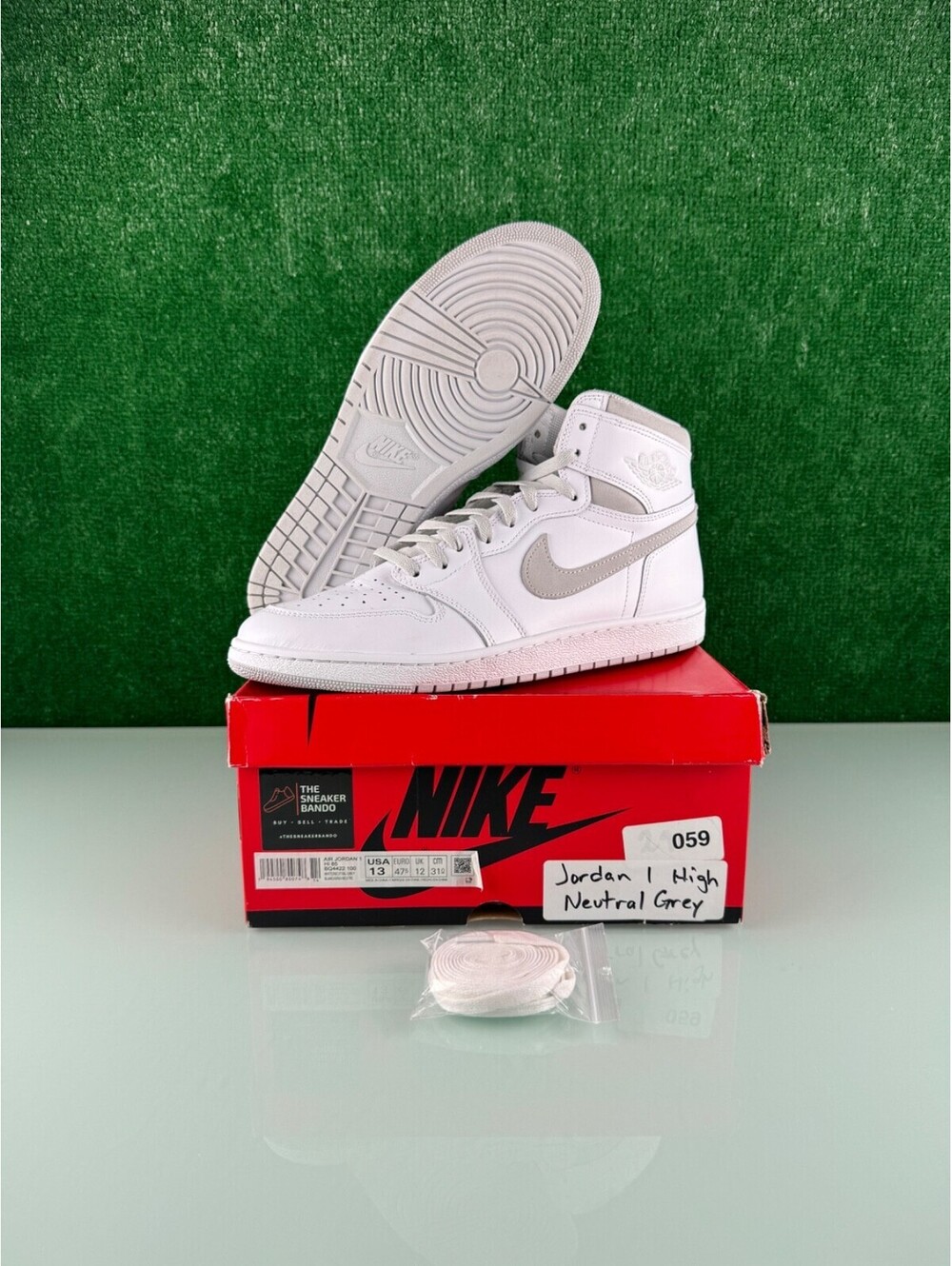 Size 13 - Jordan 1 Retro High 85 OG Neutral Gray CLEAN!